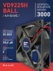 Вентилятор  VD 9225H Ball (качения) 12V, 3000 об.мин, 0,3А - st-e.info - Первоуральск