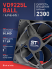Вентилятор  VD 9225L Ball (качения) 12V, 2300 об/мин, 0,17A - st-e.info - Первоуральск