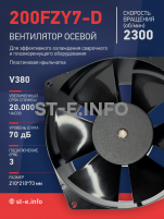 Вентилятор  200FZY7-D  - st-e.info - Первоуральск