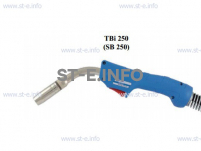 Горелка для полуавтоматической сварки TBi 250-blue-ESG, длина 5 метров - st-e.info - Первоуральск