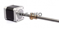Шаговый двигатель 42HSL48-1204JA08-E146 (Tr8*4) - st-e.info - Первоуральск