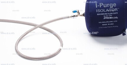 Односторонняя заглушка с трубкой и клапаном ISO 5" (127mm)  - st-e.info - Первоуральск
